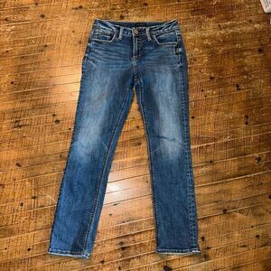 Silver Avery Straight western cowboycore 29x30 jeans